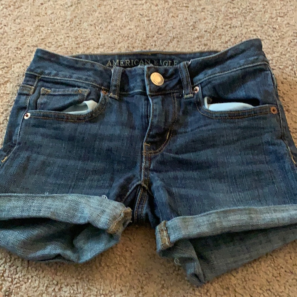 american eagle jean shorts